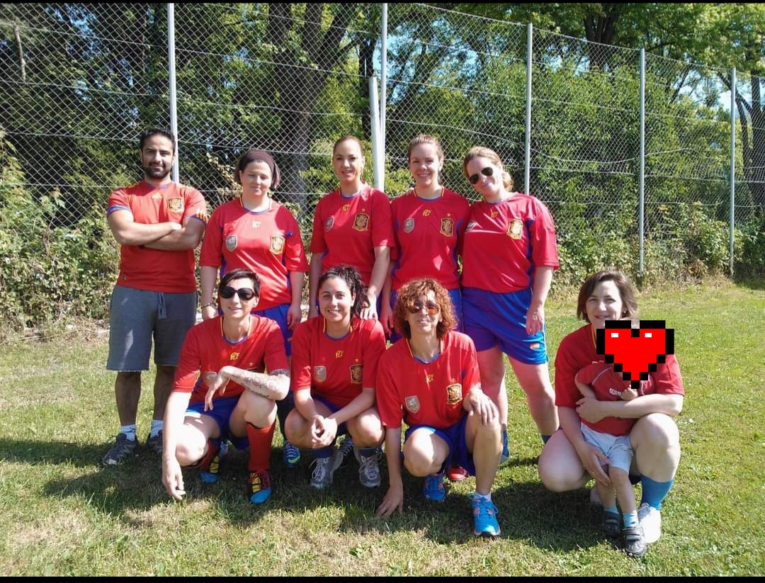 Integrations- Fußball- WM 2014 Team Spanien 