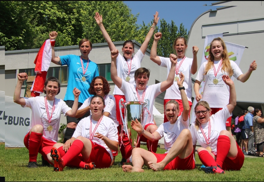 Integrations- Fußball- WM 2022 Team Österreich